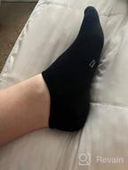 img 1 attached to Women'S No Show Socks: 4/8 Pairs Of Non Slip Low Cut Boat Line Socks By Wernies review by Chris Nako