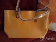 картинка 1 прикреплена к отзыву Covelin Women'S Genuine Leather Tote - Soft, Stylish Shoulder Bag от Everald Mendez