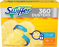 🧹 upgrade your cleaning game with swiffer 360 duster refills, 10 ct (old version) logo