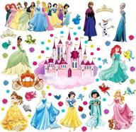 👑 enchanting princess wall decals: stunning removable stickers for girls' bedroom and nursery decoration логотип