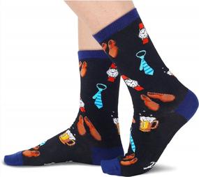 img 3 attached to Fun And Comfy HAPPYPOP Socks For Men, Women And Family Members - With Funny Sayings For Son, Uncle, Husband, Aunt, Grandma, And Mom
