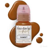 💄 enhance your beauty with tina davies professional sunset pigment logo