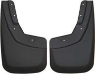 🚗 husky liners mud guards for chevrolet trailblazer lt 2006-2009 - front mud guards, black (2 pcs) логотип