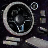 bling car accessories for women interior accessories for steering wheels & accessories logo