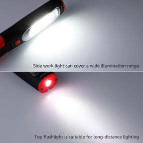 img 1 attached to TORCHSTAR Portable Rechargeable LED Work Light With Dual Magnetic Bases And USB Charging - UL-Listed For Safety