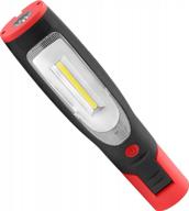 torchstar portable rechargeable led work light with dual magnetic bases and usb charging - ul-listed for safety logo