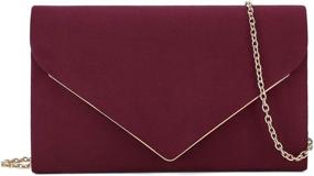 img 4 attached to Charming Tailor Elegant Binding Black Tie Women's Handbags & Wallets via Clutches & Evening Bags