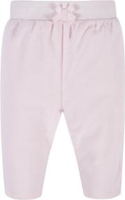 img 1 attached to Adorable Gerber Baby Girls' Microfleece Pants - 4-Pack Bundle