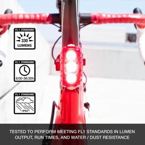 img 3 attached to Stay Safe On The Roads With NiteRider Omega 330 EVO Bike Taillight And NiteLink