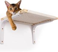 🐱 bebobly floating cat wall shelves and perch: modern hanging cat hammock bed for indoor cats - solid furniture for sleeping, playing, climbing, and lounging logo