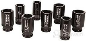 img 3 attached to Ingersoll Rand 3/4-Inch Drive SAE Deep Impact Socket Set - 8-Piece SK6H8L