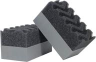 🔵 303 products tire shine/tire dressing applicator pads - superior product application, reduce mess - 2 pack (39025), gray logo