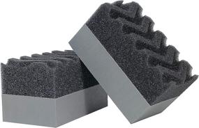 img 4 attached to 🔵 303 Products Tire Shine/Tire Dressing Applicator Pads - Superior Product Application, Reduce Mess - 2 Pack (39025), Gray