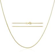 18k gold plated chain hypoallergenic girls' jewelry logo