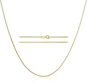 img 4 attached to 18K Gold Plated Chain Hypoallergenic Girls' Jewelry