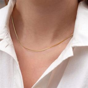 img 3 attached to 18K Gold Plated Chain Hypoallergenic Girls' Jewelry