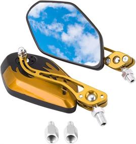 img 4 attached to Qiilu Replacement Motorcycle Rearview Mirror Motorcycle & Powersports