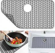 protect your kitchen sink with jookki's silicone mat protectors - fits perfectly in farmhouse stainless steel sinks! logo