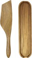 natural handle 2-piece spurtle set made of acacia wood from mad hungry for superior seo optimization logo