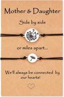 mother daughter matching heart wish bracelets set - perfect mom gifts and daughter gifts from mom by manven logo