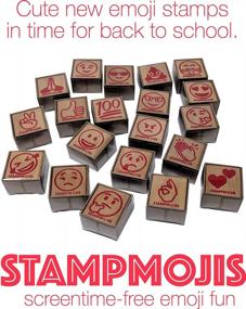 img 1 attached to Stampmojis Individual Emoji Stamp - Hug Stamp - забавные марки для учителей, марки для детей, милые подарки с эмодзи