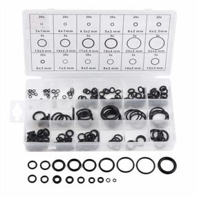img 4 attached to 225-Piece Gydandir Professional Rubber O-Ring Sealing Washer Assortment Set For Plumbing, Automotive, Mechanic Repairs, Air Or Gas Connections