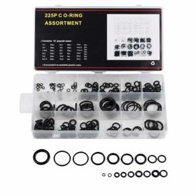 img 3 attached to 225-Piece Gydandir Professional Rubber O-Ring Sealing Washer Assortment Set For Plumbing, Automotive, Mechanic Repairs, Air Or Gas Connections