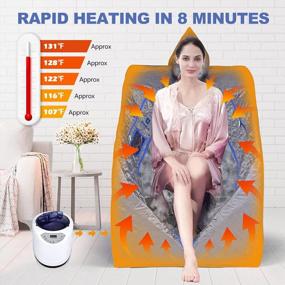 img 3 attached to Relax And Refresh Yourself At Home With The COSVALVE Portable Sauna And Steam Spa Tent