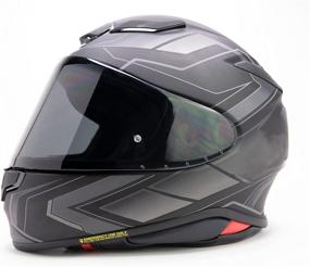 img 1 attached to 🔥 Aftermarket Dark Smoke Shield (CWR-F2) for RF-1400 Helmet - Pinlock Ready Visor Upgrade (NXR 2 Z8)