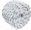 150ft pre-shrunk perantlb double braid 16-strand polyester arborist climbing rope - ideal for climbing, fire rescue, parachuting, boating, heat stabilized logo