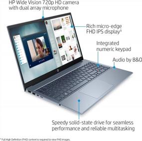 img 3 attached to 💻 HP Pavilion 15.6" FHD Laptop Ryzen 5 4500U 8GB RAM 512GB SSD Windows 10 Horizon Blue - 2020 Model