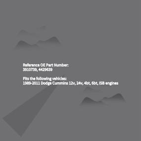 img 3 attached to High-Quality Fan Hub Bearing Replacement for Dodge RAM 2500 3500 Cummins 🔧 Diesel (1989-2011) 3.9 5.9 6.7 - Replaces OEM Part Numbers 3910739 and 4429639