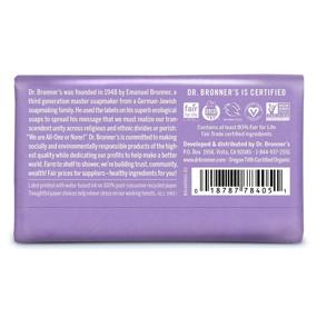 img 3 attached to Revive and Nourish Your Skin with Dr. Bronners Pure Castile Bar Soap for Body Care