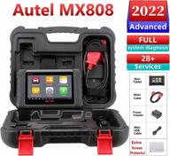 🚗 autel maxicheck mx-808: advanced automotive obd2 scanner with free screen protector - all system diagnostics & immobilizer, mk808bt cable version, oil reset/epb/bms/sas/tpms logo