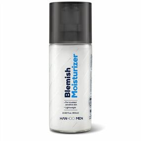 img 4 attached to Blemish Moisturizer For Men - Daily Lightweight Face Moisturizer With Bamboo, Hyaluronic Acid, And Zinc. Hydrates And Soothes Post-Shave Irritation. Fast-Absorbing Lotion, 2.02 Fl Oz.