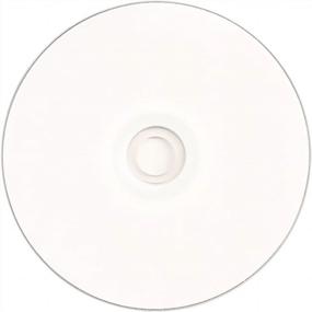 img 2 attached to Smart Buy CD-R 100 Pack 700Mb 52X Thermal Printable White Blank Recordable Discs, 100 Disc, 100Pk