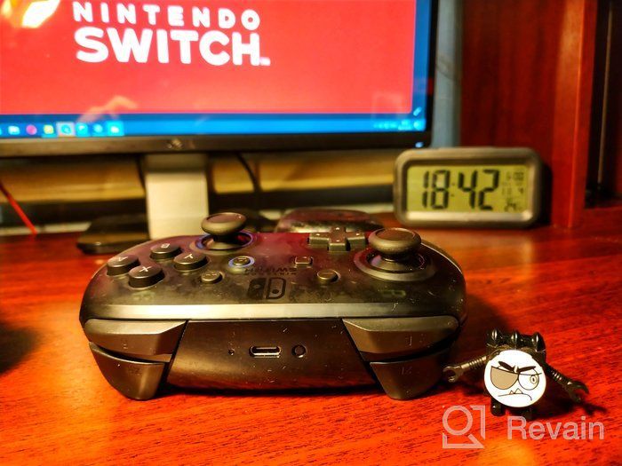 img 2 attached to Nintendo Switch Pro Controller gamepad, black review by Ask Itthipong ᠌