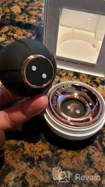 img 1 attached to Electric Facial Cleansing Brush For Women & Men - Food Grade Silicone, Waterproof Face Scrubber With Wireless Charging And Smart Timer - Gentle Exfoliating And Massaging. review by Jeff Sprunk