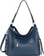 👜 stylish hobo shoulder bag: o171e black women's handbags & wallets - versatile crossbody option логотип