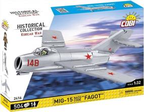 img 3 attached to Cobi Toys 504 Pcs: Battle Of The Korean War - Build Your Own Mig-15 Fagot