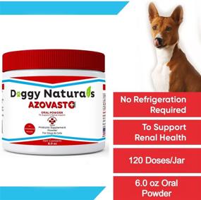 img 1 attached to 🐾 Azovast Plus Kidney Health Supplement for Dogs & Cats - Oral Powder, 6 Ounce Jar (120 Doses) | Supports Kidney Function & Manages Renal Toxins | No Refrigeration Needed | Made in the USA