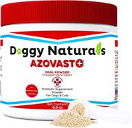 🐾 azovast plus kidney health supplement for dogs & cats - oral powder, 6 ounce jar (120 doses) | supports kidney function & manages renal toxins | no refrigeration needed | made in the usa logo