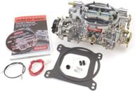 🔧 edelbrock 9913 remanufactured carburetor: 750 cfm 4-barrel air valve electric choke - square bore performance logo