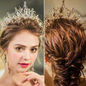 img 3 attached to Shine On Your Wedding Day With Nicute'S Glamorous Bridal Crowns And Tiaras