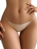 verdusa women's low rise seamless g string thong panty underwear lingerie logo