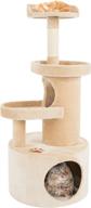 4 tier cat tower scratching multiple cats logo