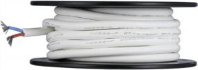 img 1 attached to 25Ft BNTECHGO Ultra Flexible 0.75Mm² 2 Conductors Silicone Tinned Copper Wire Spool - White