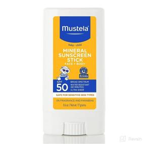 img 4 attached to 🌞 Natural Mineral Sunscreen Stick, Mustela - Broad Spectrum Protection