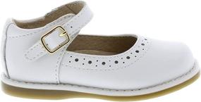 img 2 attached to FOOTMATES Custom Fit Slip Resistant Non Marking Outsoles Girls' Shoes - Flats