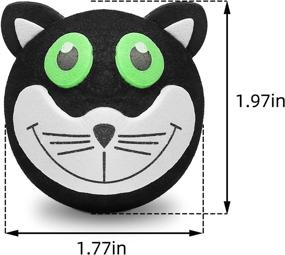 img 2 attached to YGMONER Happy Bee Car 🐝 Antenna Topper - Black Cat Antenna Ball